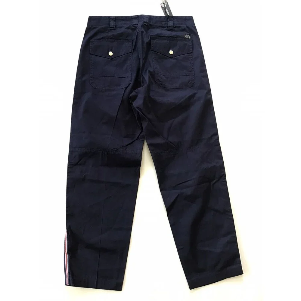 $178 Diesel Men's Slim P-Tucs Tape Trousers Peacoat Blue Jeans Size 28